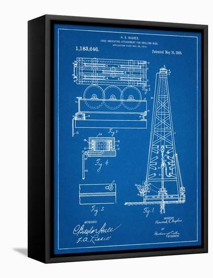 Drilling Rig Patent-null-Framed Stretched Canvas