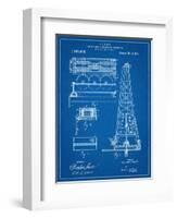 Drilling Rig Patent-null-Framed Art Print