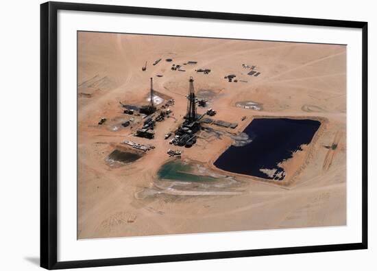 Drilling Rig-null-Framed Premium Photographic Print