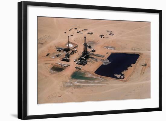 Drilling Rig-null-Framed Photographic Print