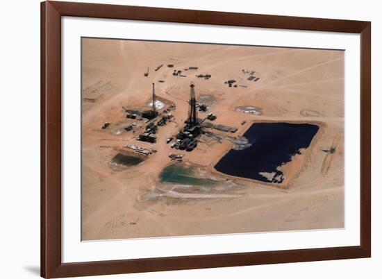 Drilling Rig-null-Framed Photographic Print