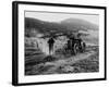 Drilling Rock, Montana, 1916-Asahel Curtis-Framed Giclee Print