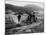 Drilling Rock, Montana, 1916-Asahel Curtis-Mounted Giclee Print