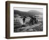 Drilling Rock, Montana, 1916-Asahel Curtis-Framed Giclee Print