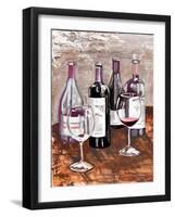 Drink at the Wine Bar-Heather A. French-Roussia-Framed Art Print