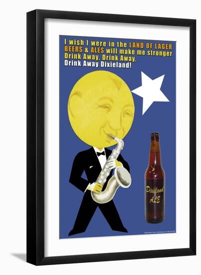 Drink Away Dixieland-null-Framed Art Print