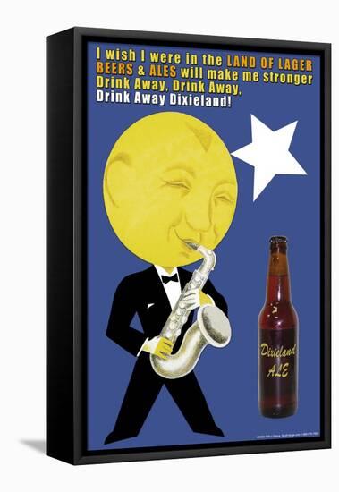 Drink Away Dixieland-null-Framed Stretched Canvas