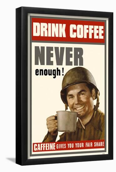 Drink Coffee-null-Framed Poster