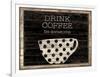 Drink Coffee-Dan Dipaolo-Framed Art Print