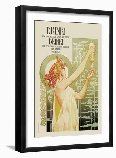 Drink! Drink!-null-Framed Art Print