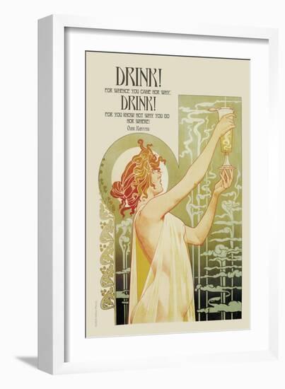 Drink! Drink!-null-Framed Art Print