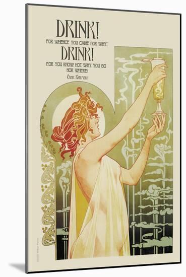 Drink! Drink!-null-Mounted Art Print