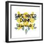 Drink Lemonade-Kristine Hegre-Framed Giclee Print