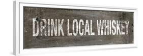 Drink Local Whiskey-null-Framed Premium Giclee Print