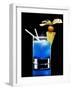 Drink Made with Blue Curaçao-Walter Pfisterer-Framed Photographic Print