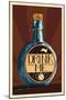 Drink Me Bottle-Lantern Press-Mounted Art Print