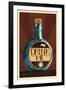 Drink Me Bottle-Lantern Press-Framed Art Print