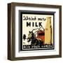 Drink More Milk for Your Health-null-Framed Giclee Print