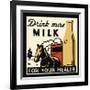 Drink More Milk for Your Health-null-Framed Giclee Print