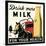 Drink more Milk for your Health-Retro Series-Stretched Canvas