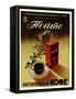 Drink Natural Coffee-null-Framed Stretched Canvas