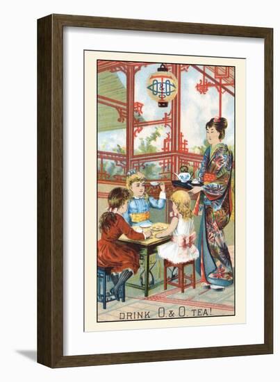 Drink O and O Tea!-null-Framed Art Print