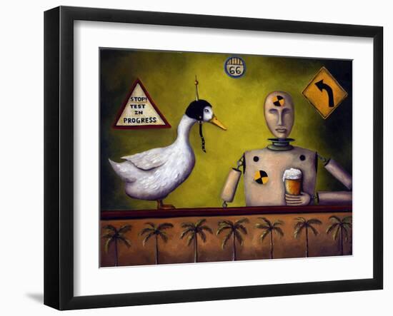 Drink Test Dummy-Leah Saulnier-Framed Giclee Print