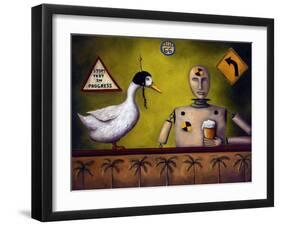 Drink Test Dummy-Leah Saulnier-Framed Giclee Print