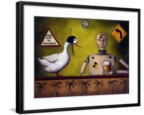 Drink Test Dummy-Leah Saulnier-Framed Giclee Print