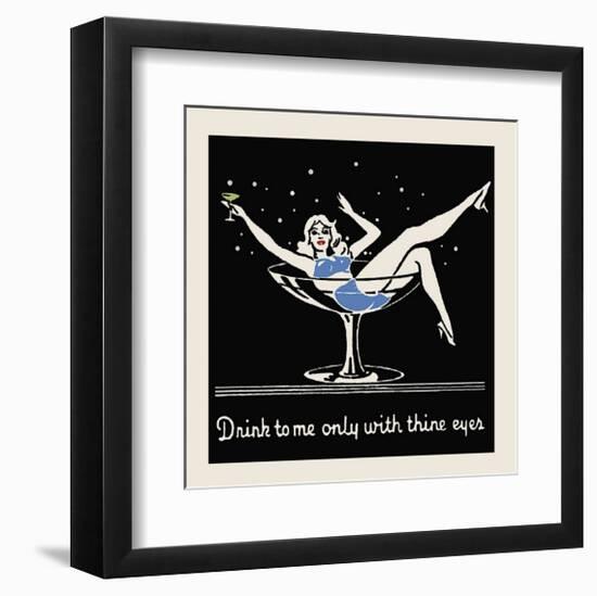 Drink to Me Only with Thine Eyes-null-Framed Giclee Print