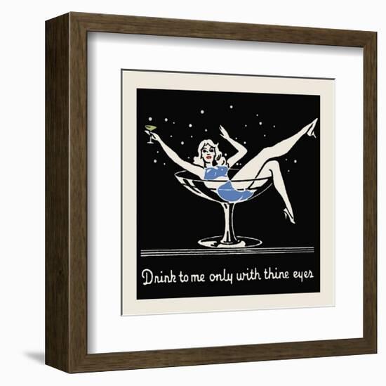 Drink to Me Only with Thine Eyes-null-Framed Giclee Print