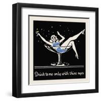 Drink to Me Only with Thine Eyes-null-Framed Giclee Print