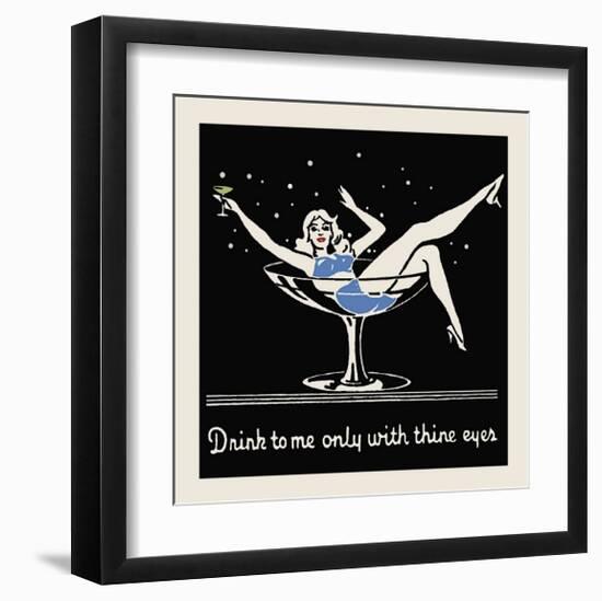 Drink to Me Only with Thine Eyes-null-Framed Giclee Print