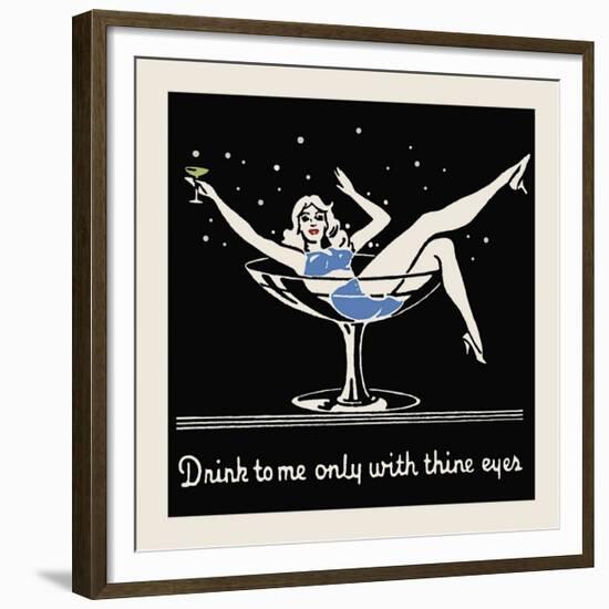 Drink to Me Only with Thine Eyes-null-Framed Giclee Print