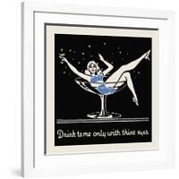 Drink to Me Only with Thine Eyes-null-Framed Giclee Print