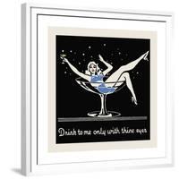 Drink to Me Only with Thine Eyes-null-Framed Giclee Print