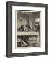 Drink to Me Only with Thine Eyes-Philip Hermogenes Calderon-Framed Giclee Print