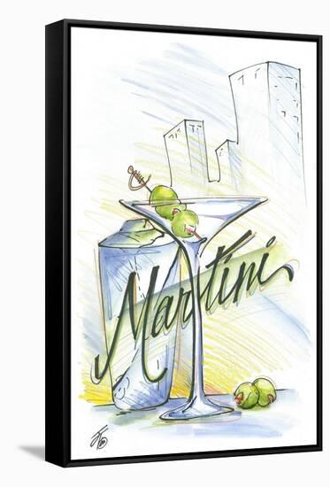 Drink up...Martini-Jay Throckmorton-Framed Stretched Canvas