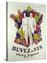 Drink Wine, Live Joyfully', Poster Promoting Wine, 1933-Leonetto Cappiello-Stretched Canvas