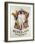 Drink Wine, Live Joyfully', Poster Promoting Wine, 1933-Leonetto Cappiello-Framed Giclee Print