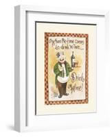 Drink Wine-Jerrianne VanDyk-Framed Art Print