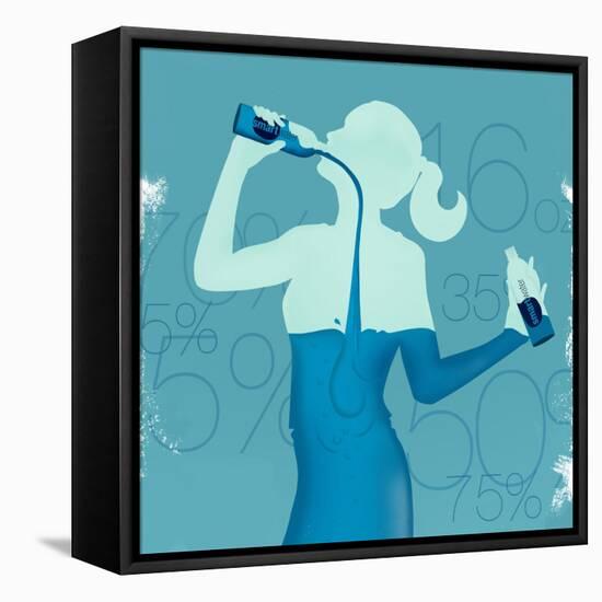 Drink-Mary Ann Smith-Framed Stretched Canvas