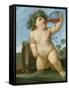 Drinking Bacchus Portrayed as a Boy, C. 1623-Guido Reni-Framed Stretched Canvas
