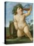 Drinking Bacchus Portrayed as a Boy, C. 1623-Guido Reni-Stretched Canvas