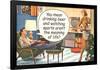 Drinking Beer Watching Sports Meaning of Life Funny Poster-Ephemera-Framed Poster