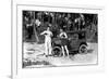 Drinking by a Car on the Beach-null-Framed Photographic Print