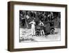 Drinking by a Car on the Beach-null-Framed Photographic Print