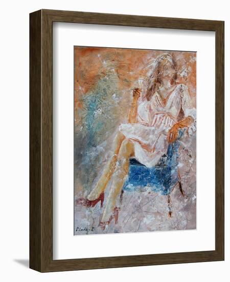 Drinking Champagne-Pol Ledent-Framed Art Print