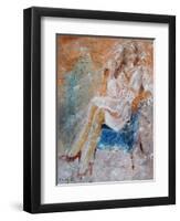 Drinking Champagne-Pol Ledent-Framed Art Print