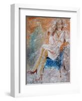 Drinking Champagne-Pol Ledent-Framed Art Print